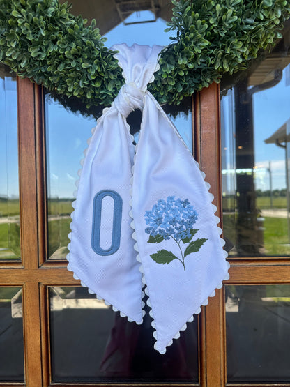 Hydrangea Wreath Sash