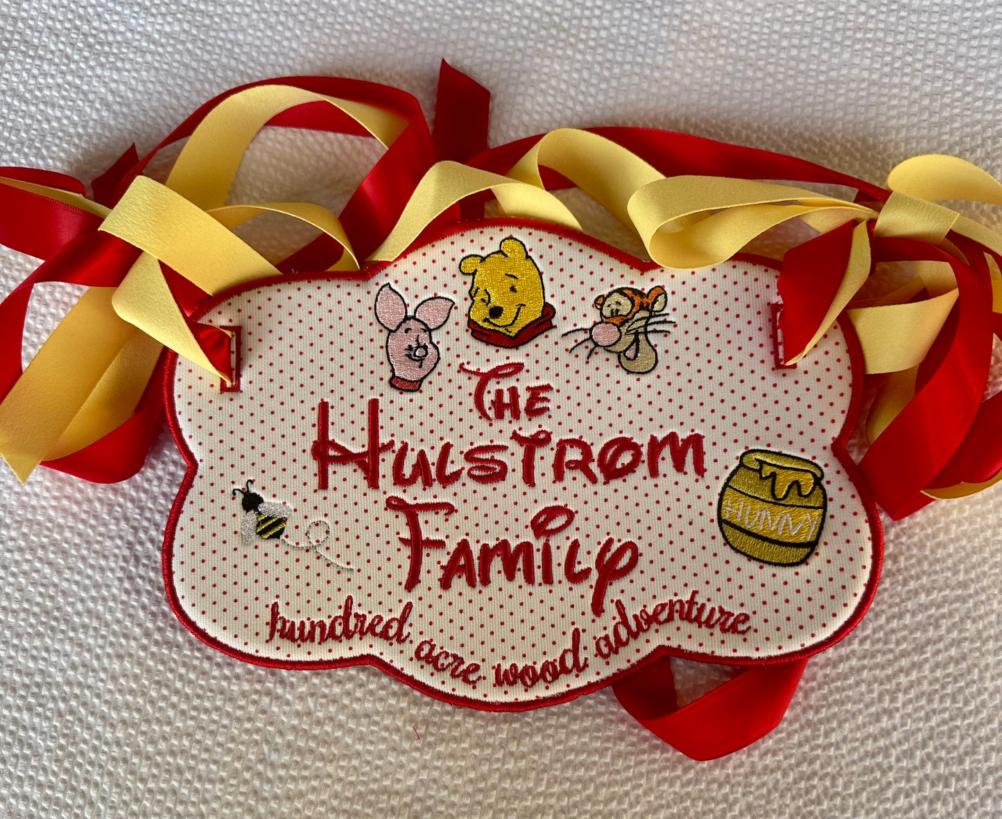 Pooh Bear Stroller Tag
